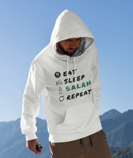 Pullover Hoodie - Eat, Sleep, Salah, Repeat